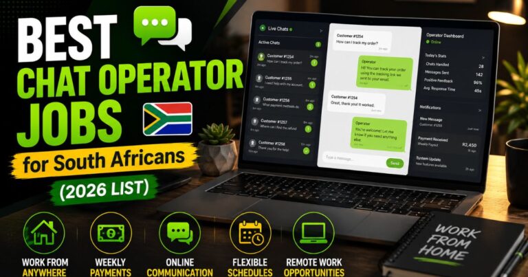 Best chat operator jobs for South Africans working remotely from home in 2026