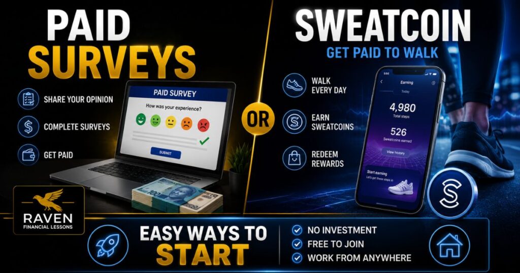 paid surveys and sweatcoin south africa